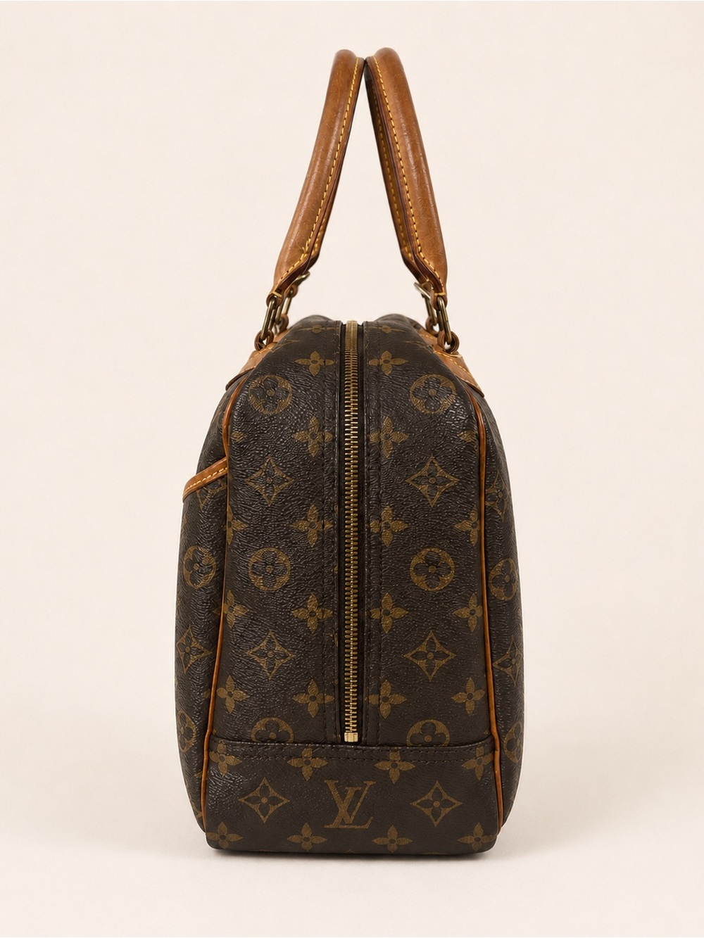 Louis Vuitton Deauville M47270 Monogram Top Handle Bag COA Dust Bag - Picture 2 of 9